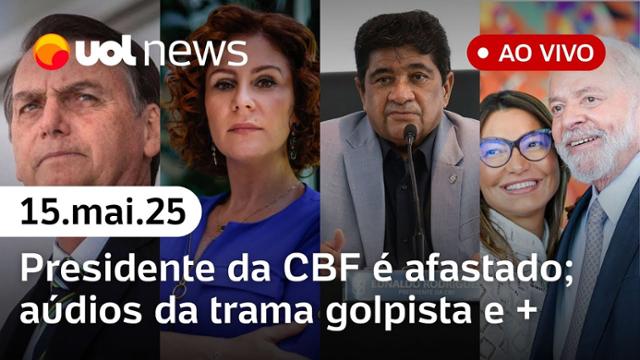 UOL News 2ª Edição com Diego Sarza | Programa Completo | 15 de maio de 2025