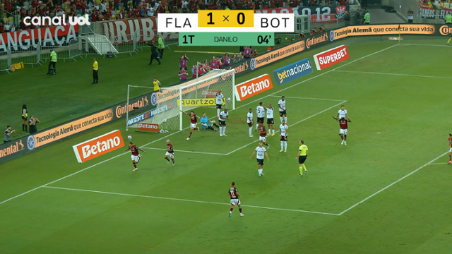 Gol Danilo - Flamengo 1 X 0 Botafogo - PB - Copa do Brasil 2025