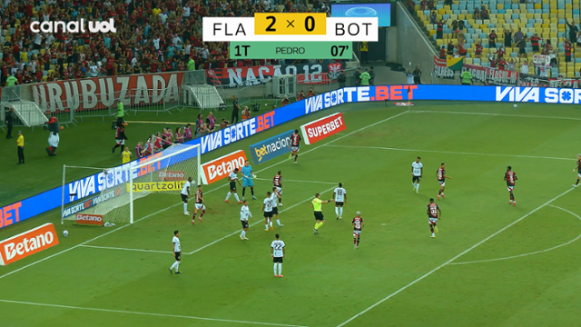 Gol Pedro - Flamengo 1 X 0 Botafogo - PB - Copa do Brasil 2025