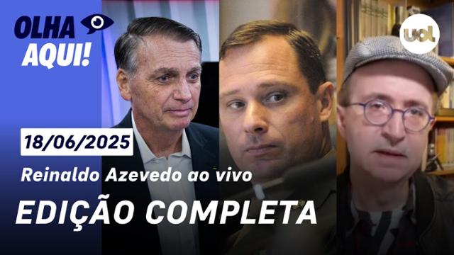 Olha Aqui com Reinaldo Azevedo | Programa completo | 18 de junho de 2025