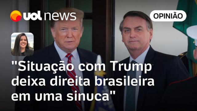 Carla: Situação com Trump deixa direita brasileira em uma uma sinuca