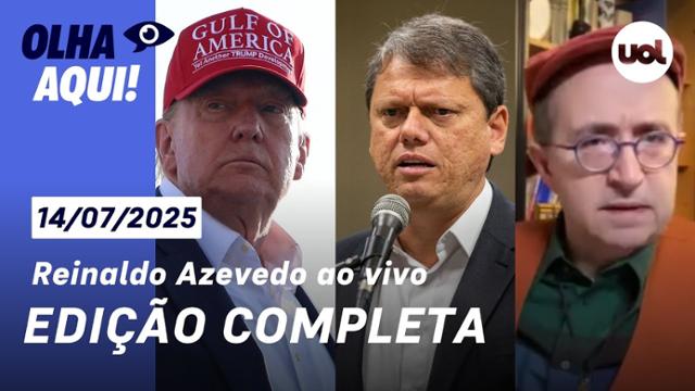 Olha Aqui com Reinaldo Azevedo | Programa completo | 14 de julho de 2025