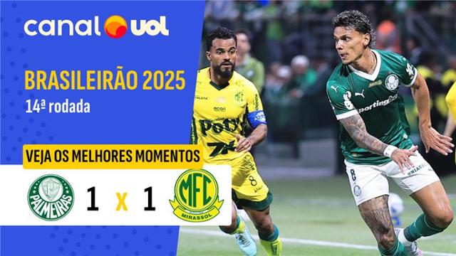 Palmeiras 1 x 1 Mirassol - 14ª Rodada - Campeonato Brasileiro