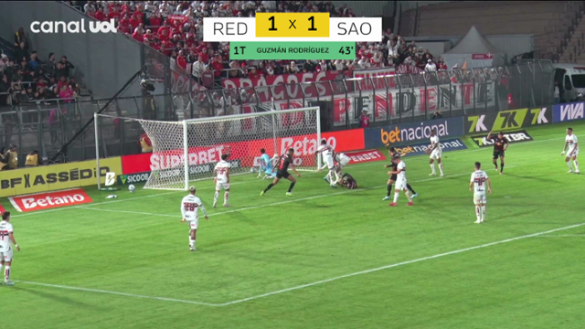 Gol Guzmán Rodriguez - Red Bull 0 X 1 São Paulo - Brasileirão 2025