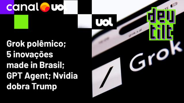 Grok, de Musk, vai à guerra; Pix e gov.br: 5 inovações do Brasil; o novo ChatGPT e mais 