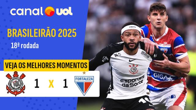  Corinthians 1 X 1 Fortaleza - Melhores Momentos - 18ª rodada do Brasileirão