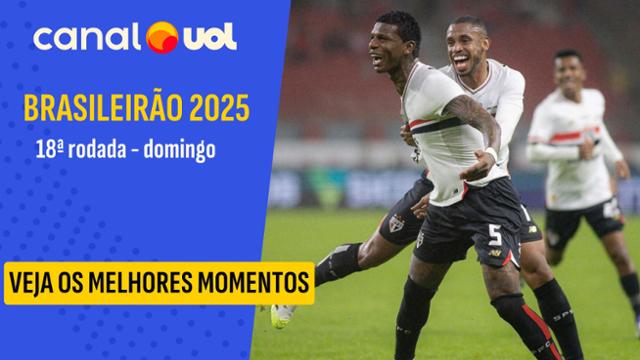 Brasileirão - 18ª rodada: assista aos gols e melhores momentos dos jogos deste domingo