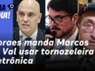 Reinaldo comenta sobre Marcos do Val utilizado tornozeleira eletrônica