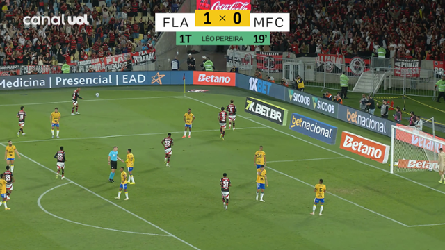 Gol Leo Pereira - Flamengo 1 X 0 Mirassol - Brasileirão 2025
