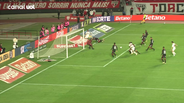 Gol Damian Bobadilla - São Paulo 1 X 0 Vitoria - Brasileirão 