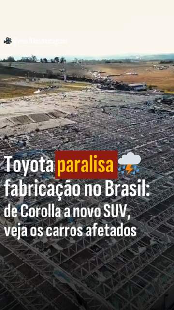 Toyota paralisa fábricas no Brasil: veja quais carros foram afetados