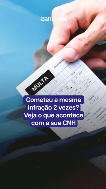 Infração dobrada: o que ocorre se cometer a mesma multa duas vezes