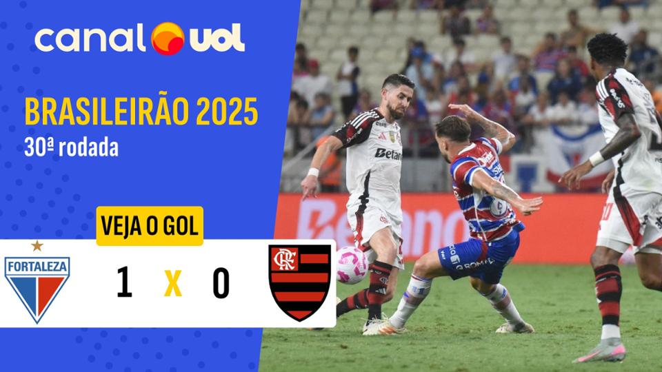 Fortaleza 1 X 0 Flamengo - 3o Rodada - Campeonato Brasileiro 2025 - 25 ...