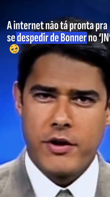 A internet não tá pronta pra se despedir de Bonner no ?JN?: os memes do ...