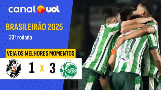Vasco 1 x 3 Juventude - 33ª Rodada - Campeonato Brasileiro 2025