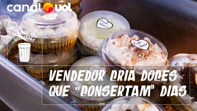 Empreendedor transforma caixa de ferramentas em vitrine de tortas