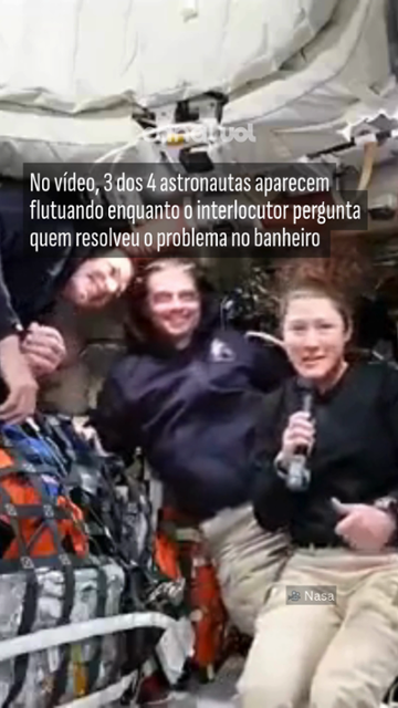 'Encanadora espacial': astronauta Christina Koch fala sobre reparo de vaso sanitário da nave Orion