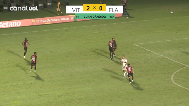 Gol Luan Candido - Vitória 2 X 0 Flamengo - Copa do Brasil 2026 - 14/05 ...