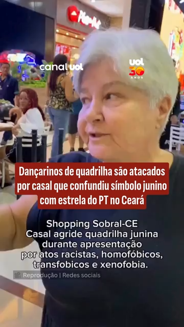 Dançarinos de quadrilha săo atacados por casal que