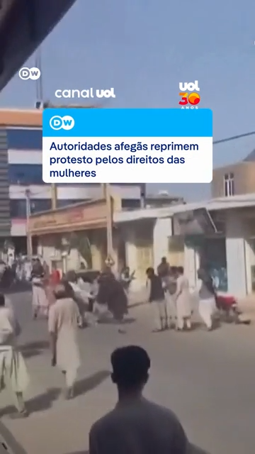 Protesto contra regras do Talibă para as mulheres 