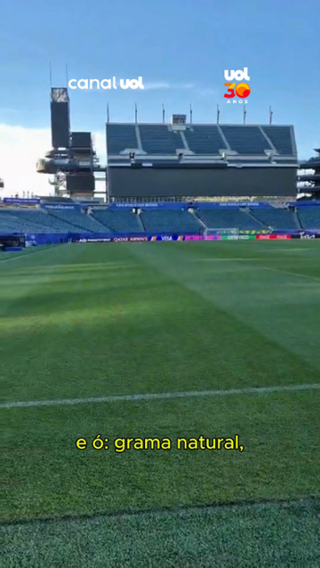 O estádio da Filadélfia tá um tapete para Brasil x Haiti