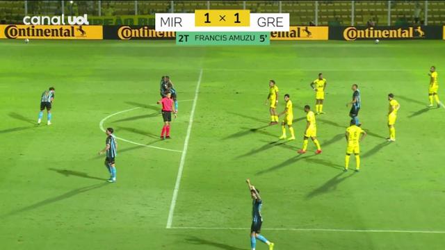 Gol Francis Amuzu - Mirassol 1 X 1 Grêmio - Copa do Brasil 2026