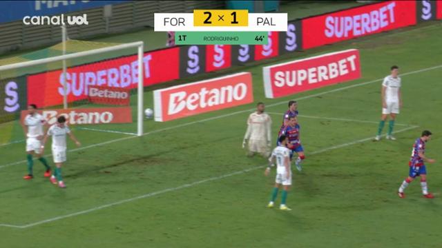 Gol Rodriguinho - Fortaleza 2 X 1 Palmeiras - Copa do Brasil