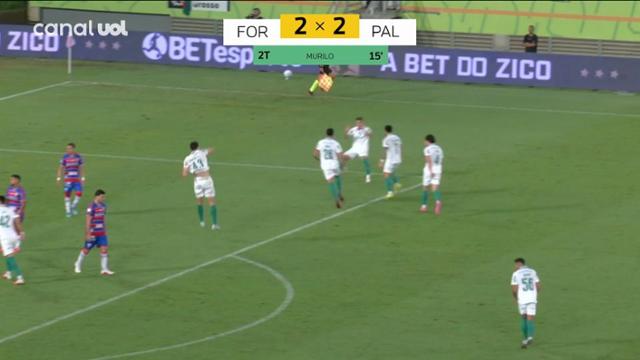 Gol Murillo - Fortaleza 2 X 2 Palmeiras - Copa do Brasil