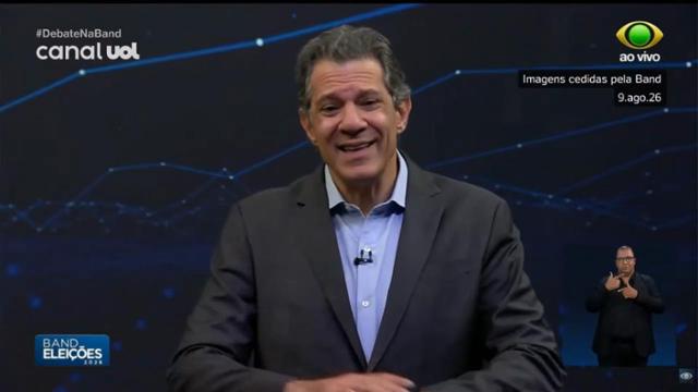 Debate na Band: Haddad fala sobre tarifaço dos EUA e relembra episódio com Tarcísio: 'boné certo'