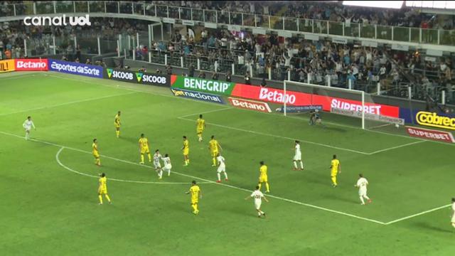 Gol Alvaro Barreal - Santos 1 X 1 Mirassol - Brasileirão 2026