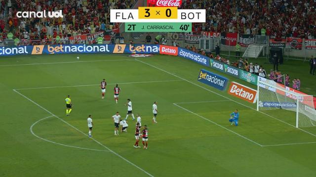 Gol Jorge Carrascal - Flamengo 3 X 0 Botafogo - Brasileirão 2026