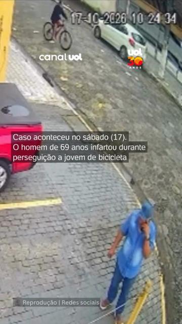 Homem infarta e morre após perseguir ladrão de celular na Praia Grande (SP)
